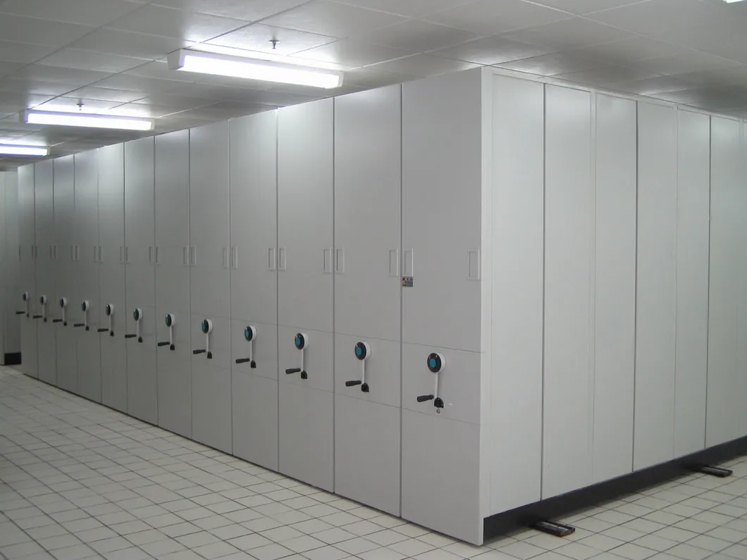 Documents of Banks Law Firm Library Mobile Shelving System in Office China Supplier