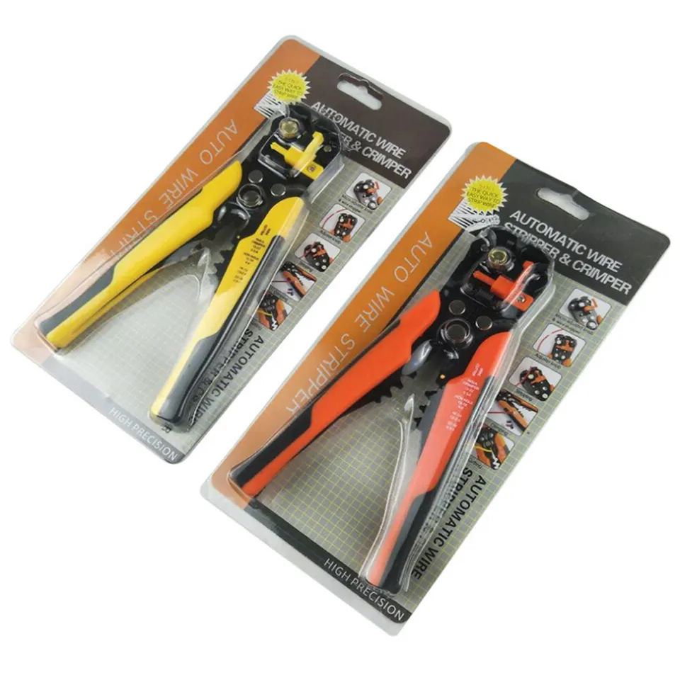 Professional Geruide Automatic Wire Stripper Crimper Electrician Tool 10-24AWG Wires Heavy Duty DIY Cable Cutter for Home Repair