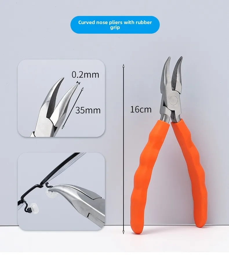 Multi - Function Eyeglass Repair Rubber Handle Tool Set Detail 8