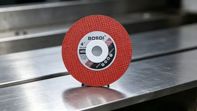 Red double mesh cutting disc