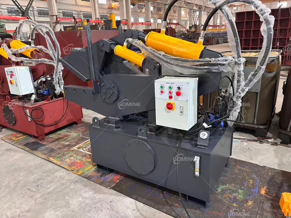 Metal Recycling Machine Hydraulic Guillotine Steel Rebar Shearing Machine Alligator Shears