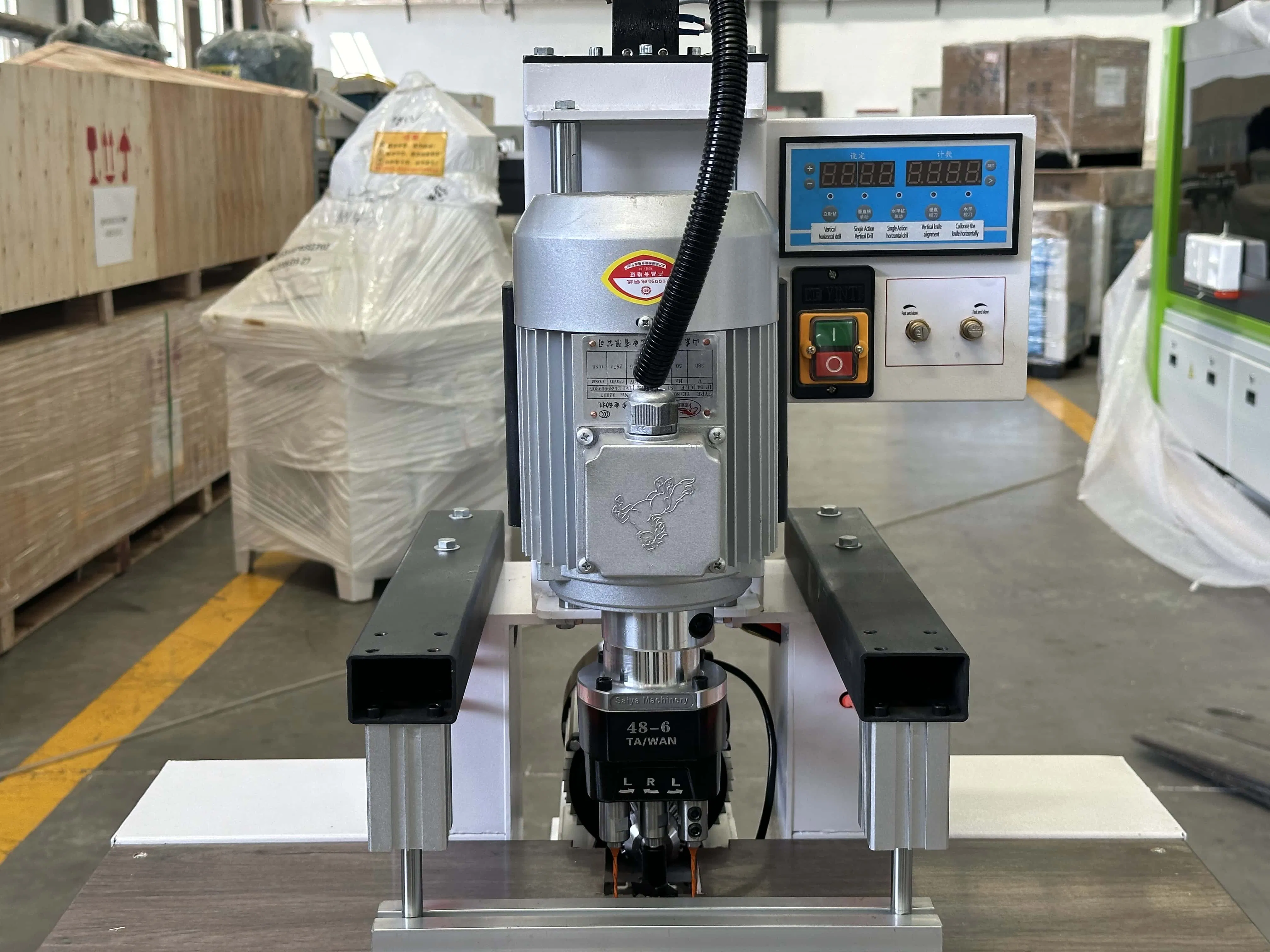 China Woodworking Machinery Precision Wood Hinge Boring Machine for Efficient Furniture Assembly