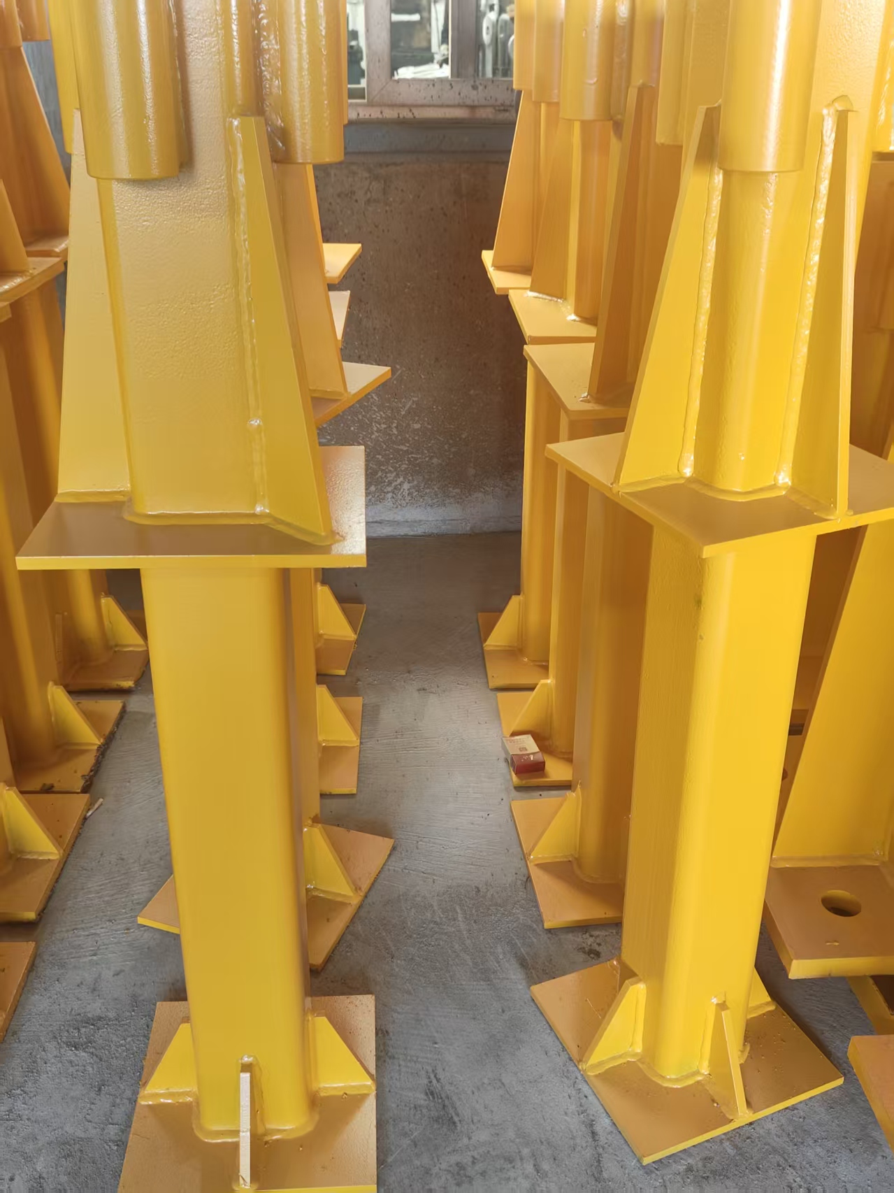 Q355B High Strength Steel Tower Crane Wall Tie Anchor Base Precision Holes for Fast Field Installation