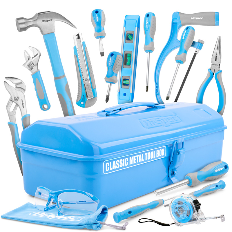 DD2218 32PCS Homeowner Tool Set Hardware With Storage Box DIY Home Repairs Household Repairing Gardening Hand Tool Kit