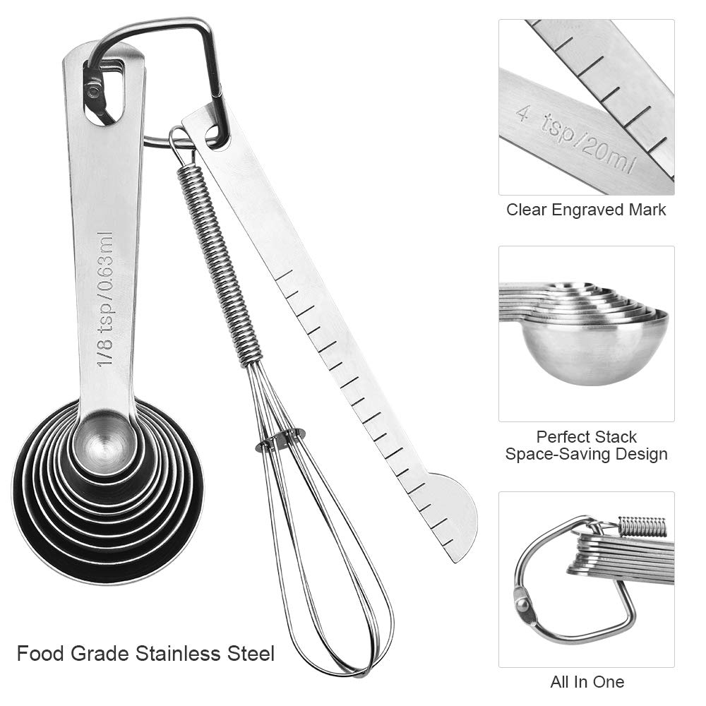 Stainless Steel Measuring Spoons Set