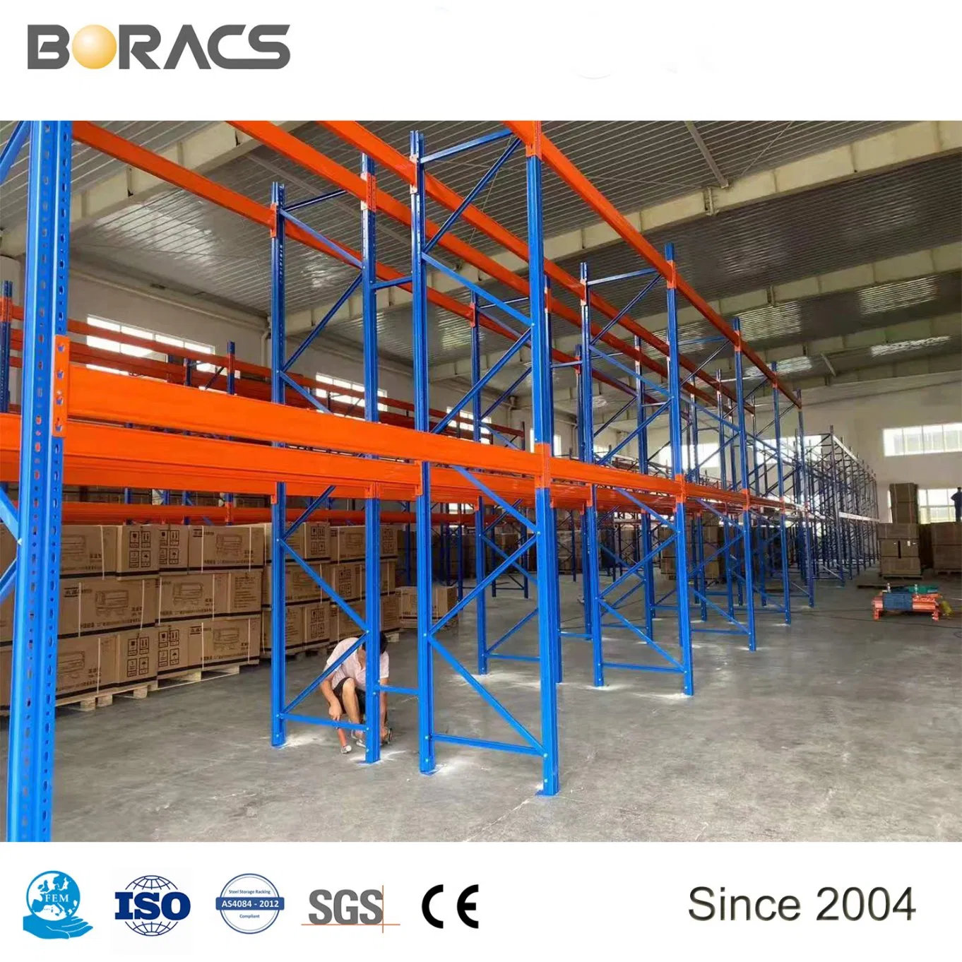 Forklift Warehouse Storage Pallet Racking Portable Warehouse Selective Storage Racking System