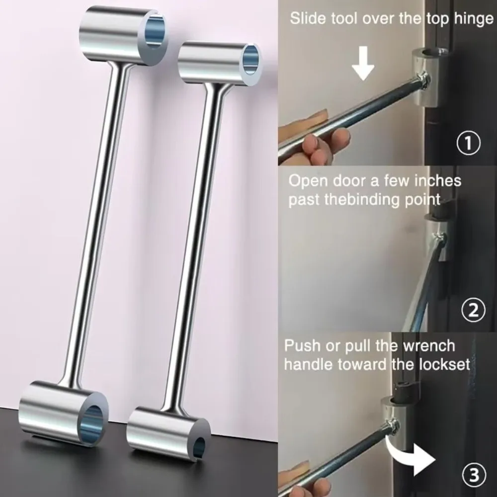 Portable Hinges Gaps Adjusting Wrench Double Head Repair Door Hinge Repair Anti-Theft Window Installation Tool