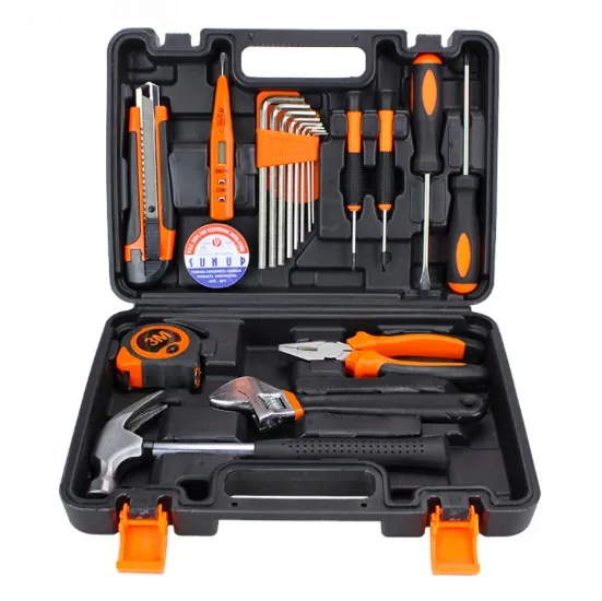 General Household Hand Tool Kit with Plastictool Box
