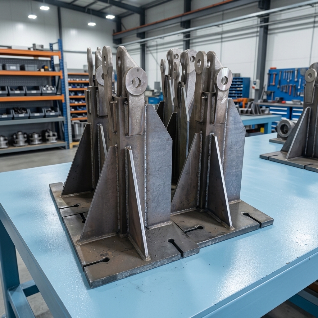 Q355B High Strength Steel Tower Crane Wall Tie Anchor Base Precision Holes for Fast Field Installation