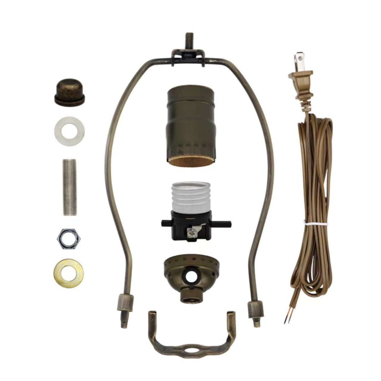 Custom Lamp Wiring Kit Factory Direct Complete Metal Lamp Repair Parts Set OEM ODM Manufacturer