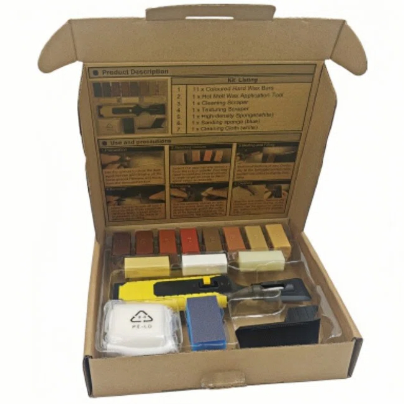 Wood Floor Repair Kit Multi Functional Home Repair Tool Set Complete Manual Maintenance Tool Box