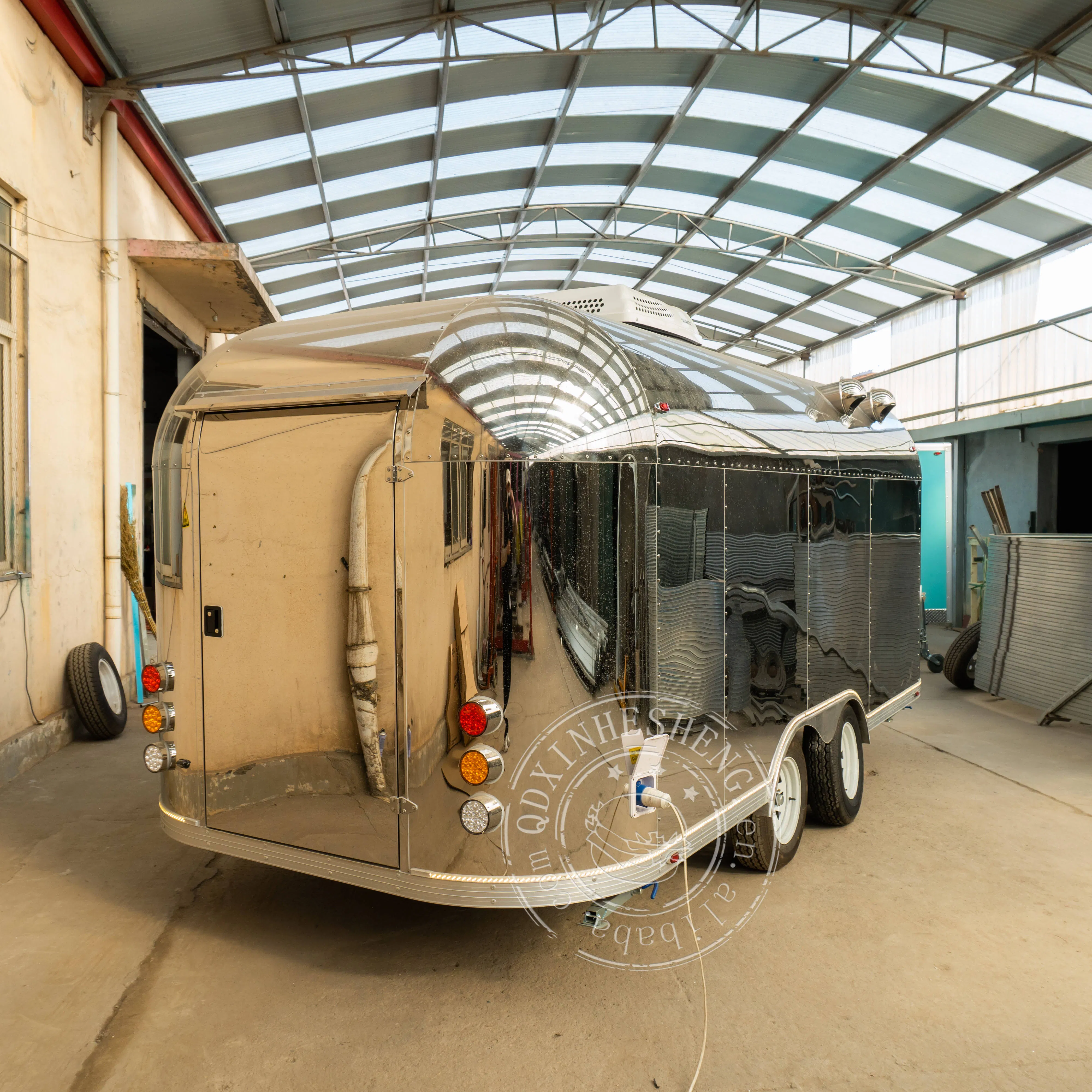 Customize Camping RV Trailer Factory Manufacturer Street Food Kebap Drinks Coffee Burger Hotdog Food Trailer Cart