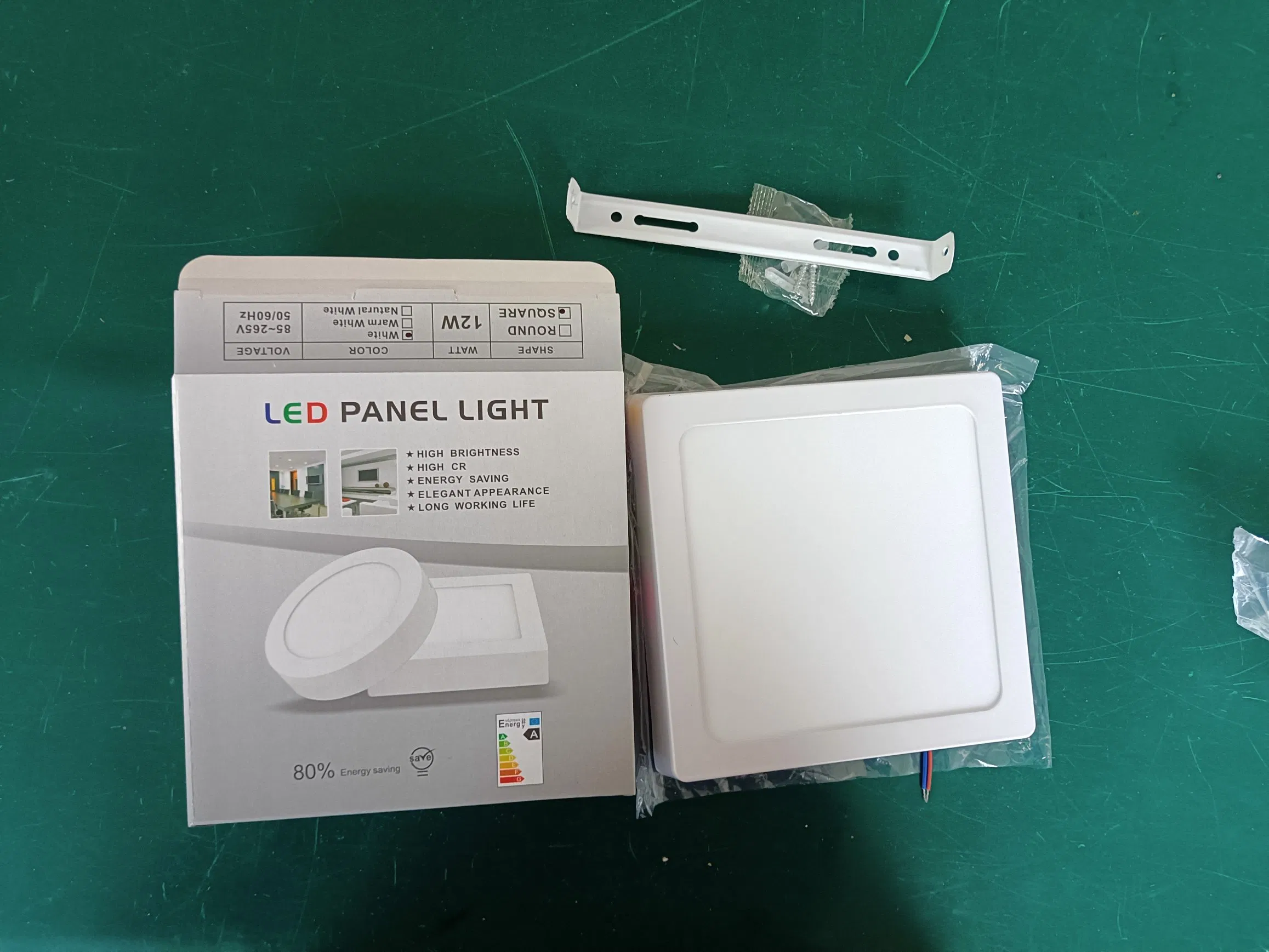 LED Downlight 220V 6W 110mm Surface Mount Ceiling Lamp Square LED Panel Lights Spotlight Bathroom Kitchen Ceiling Lighting Downlight