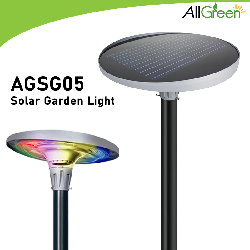 All-in-One Solar LED Garden Light with Insecticidal Function and Waterproof UFO Design for Outdoor Use