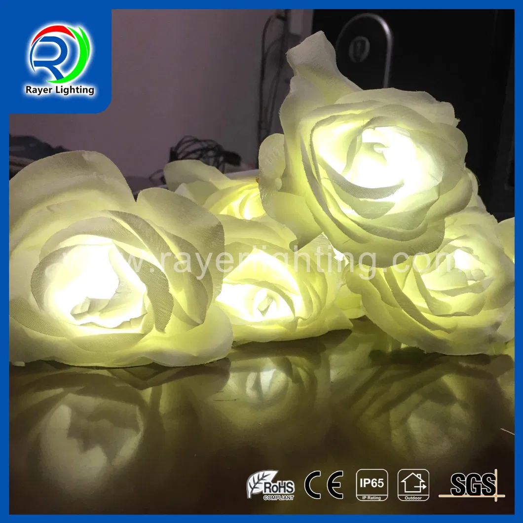 Outdoor Garden Decorative Light Flower Rose Light