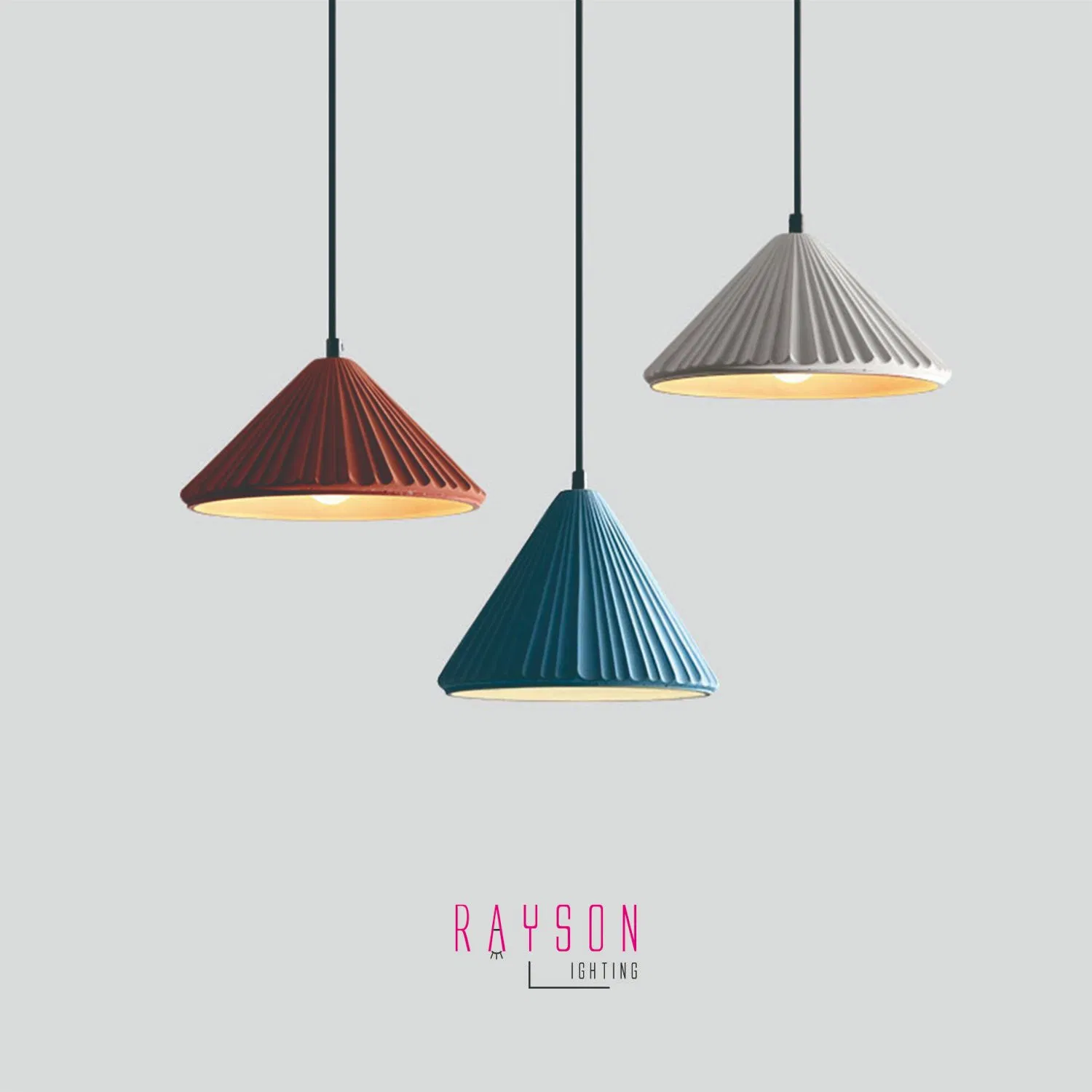 Elegant Cement Pendant Light for Chic Home Interiors Rb-C004