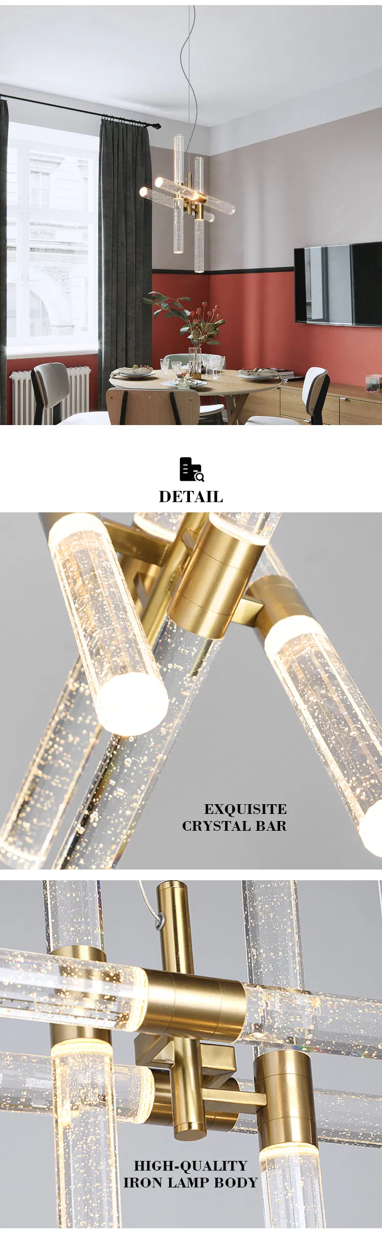 Crystal Chandelier Details