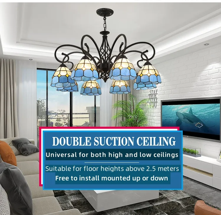 Stained Glass Pendant Light