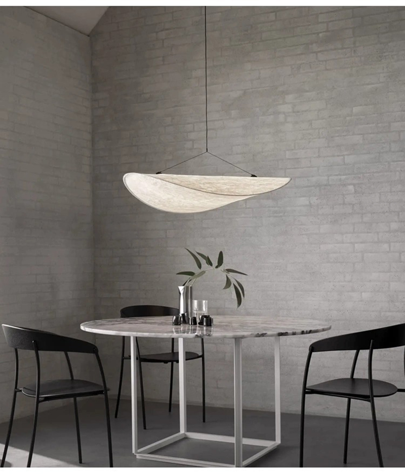 Japanese Wabi Sabi Pendant Light Handmade Silk LED Chandelier for Living Dining Room Home Decoration Bedroom Loft Hanging Lamp DC0136