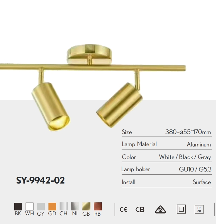 Modern Adjustable Aluminium LED Track Lighting for Stylish Interiors