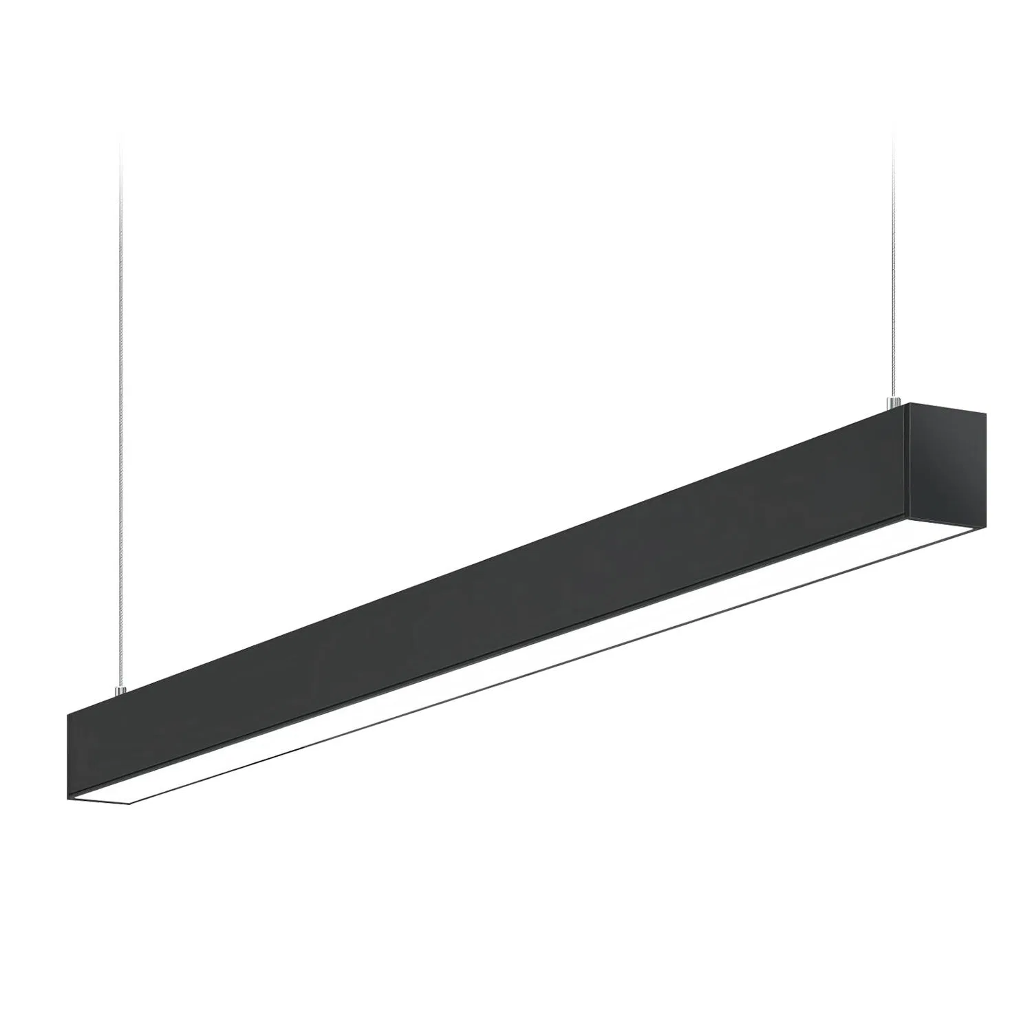 Best Selling 2FT 4FT 8FT Suspended Linear Fixture Linkable Commercial Pendant Linear Light