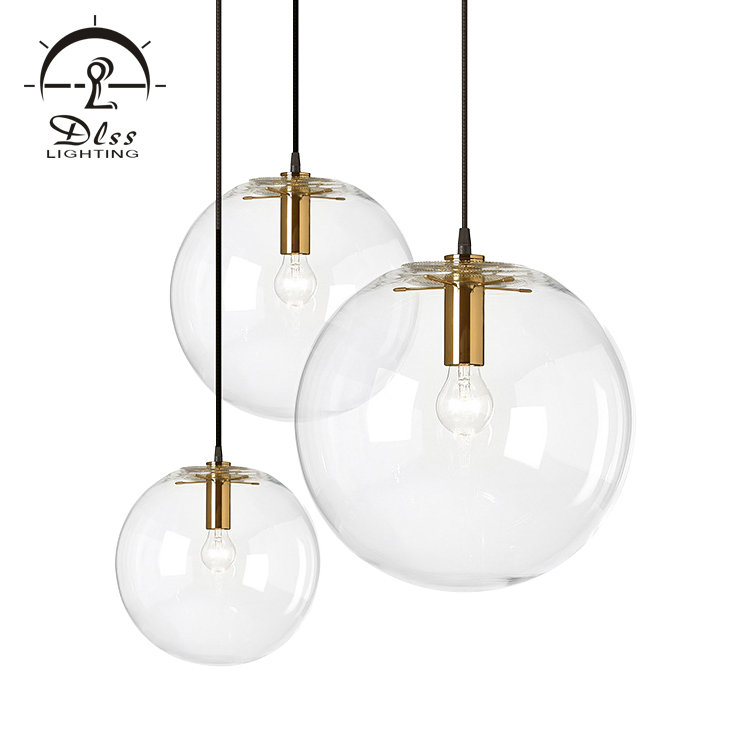 Energy Saving Glass Lamp Ball Modern Light for Decorate Room Chandelier Pendant