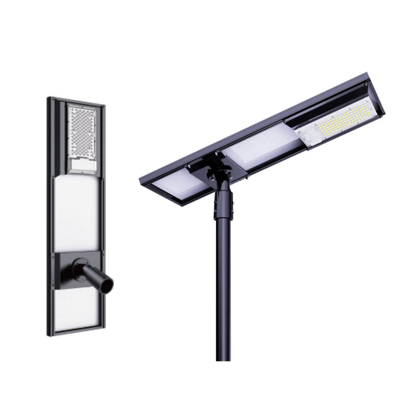 60W High Output Commercial Solar Street Light All in One Design for Public Infrastructure Projects