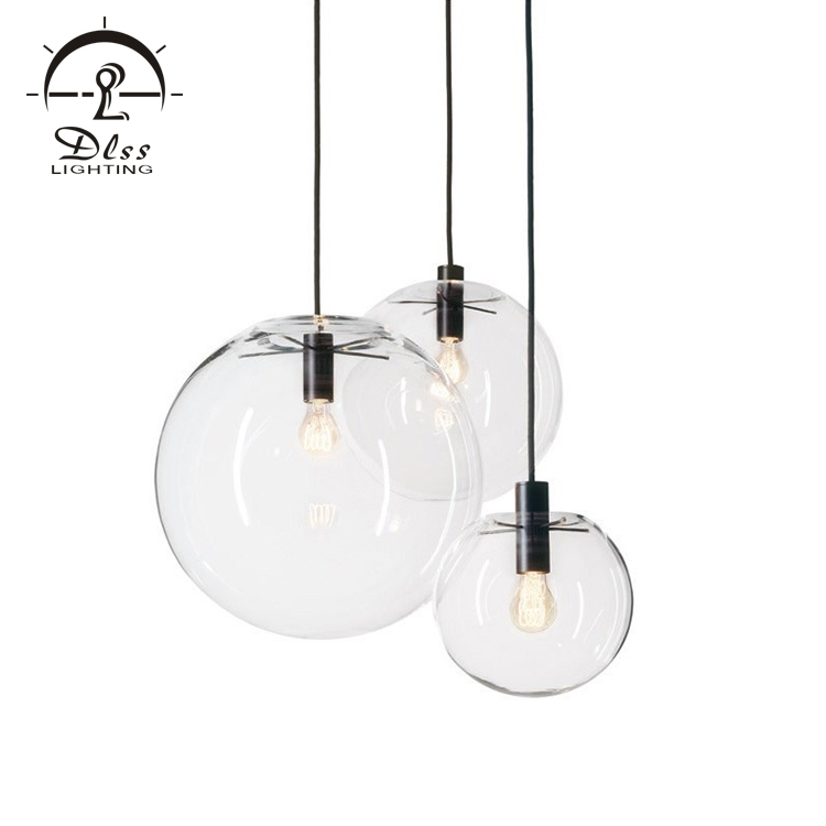 Energy Saving Glass Lamp Ball Modern Light for Decorate Room Chandelier Pendant