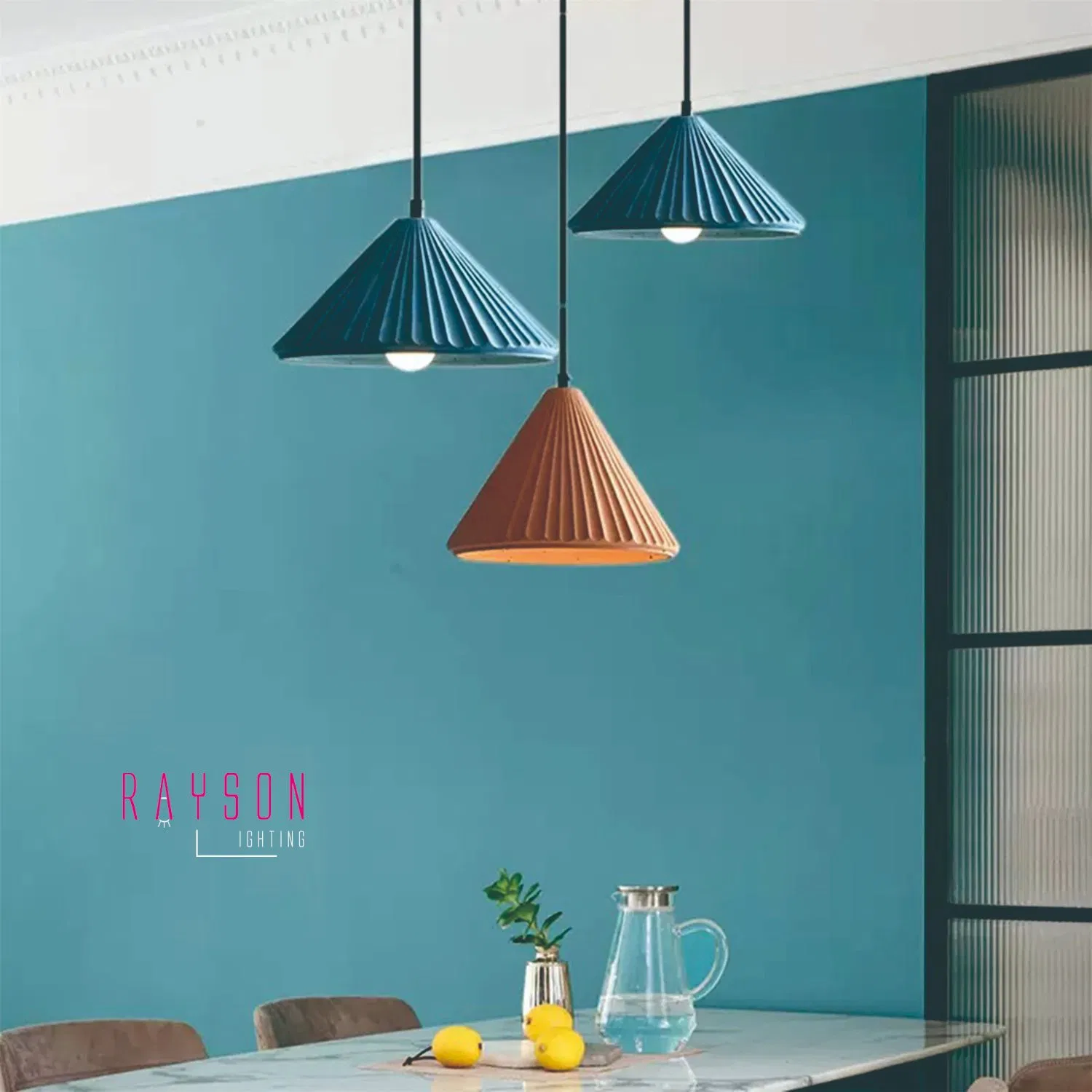 Elegant Cement Pendant Light for Chic Home Interiors Rb-C004