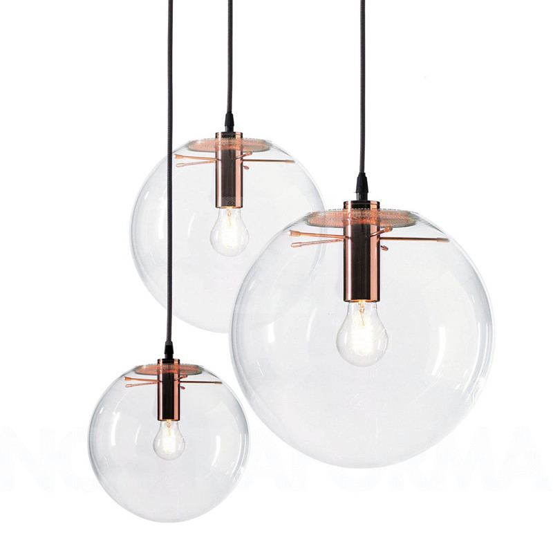 Energy Saving Glass Lamp Ball Modern Light for Decorate Room Chandelier Pendant