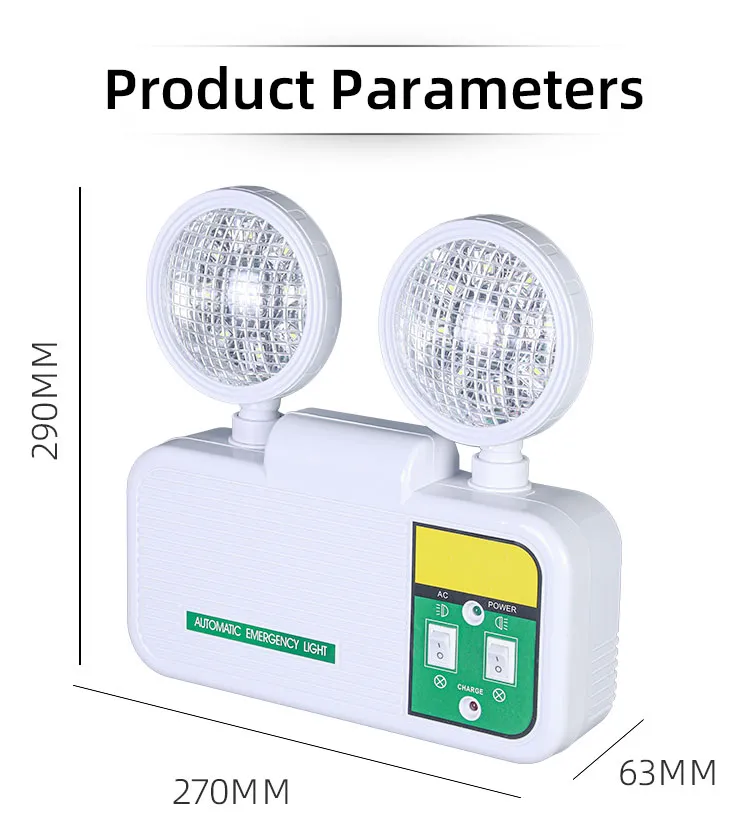 Twin Spot LED Emergency Light