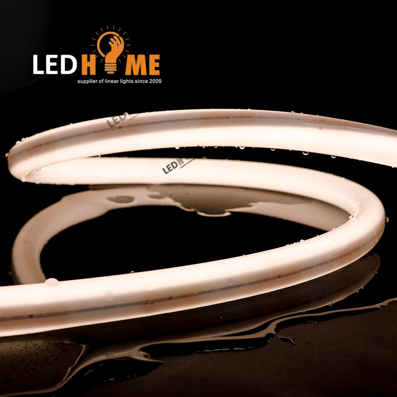 Outdoor IP67 360 Degree D16 Silicone Tube 24V 2700K-6000K Hanging Decorative Shapes Round Rope Flex Custom Neon Sign Light