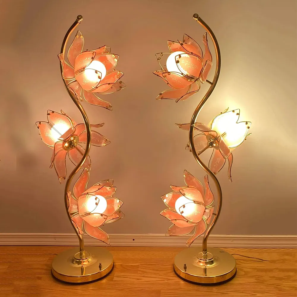 Modern Lotus LED Table Lamp Detail 2