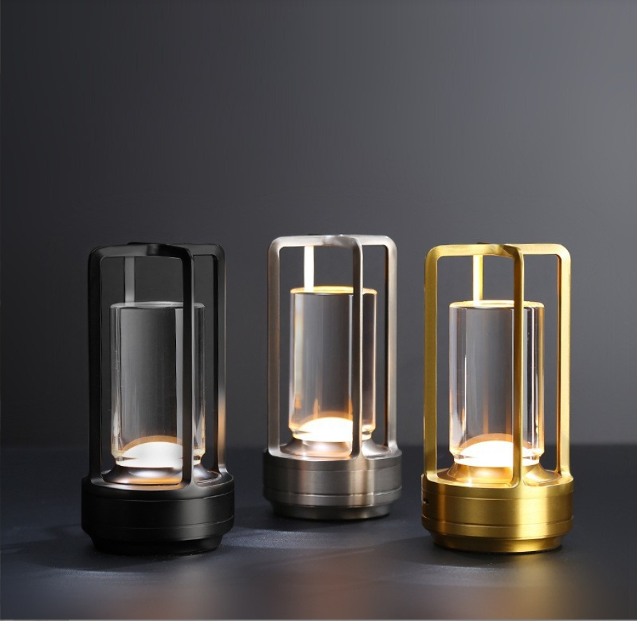 Factory Direct Price LED Rechargeable Decorative Table Lamp for Bar KTV Restaurant