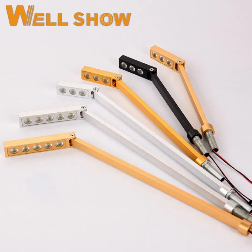 Custom 12V Sliver/Black/Golden LED Museum Display Spot Cabinet Light for Jewelry Display