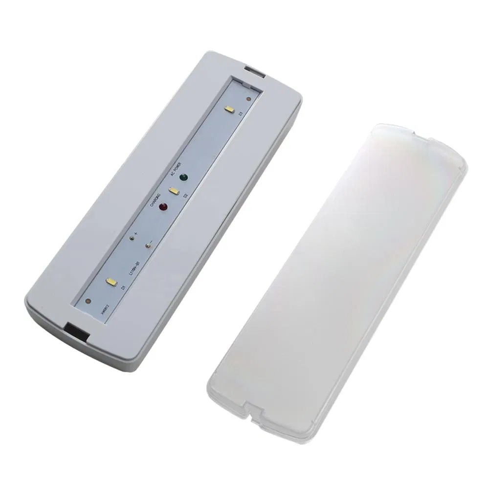 Auto Self-Test Customize Direct Luz De Emergencia Ni-CD Battery 3PCS LED 1.5W LED Rechargeable Emergency Light for Market