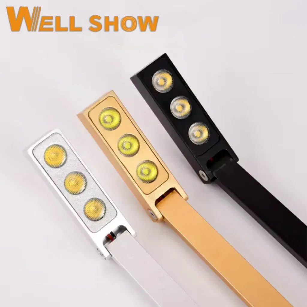 Custom 12V Sliver/Black/Golden LED Museum Display Spot Cabinet Light for Jewelry Display