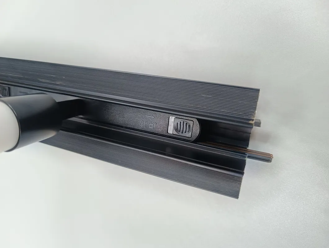 Magnetic track recessed