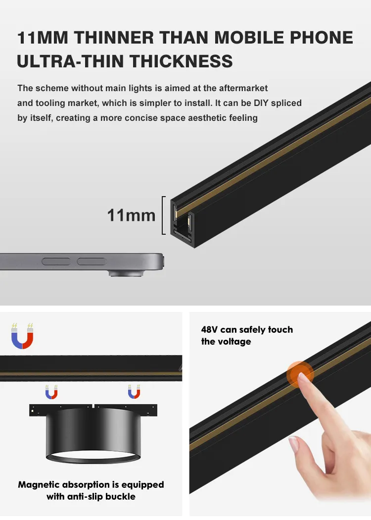 Modern Magnetic LED Track Lighting 3