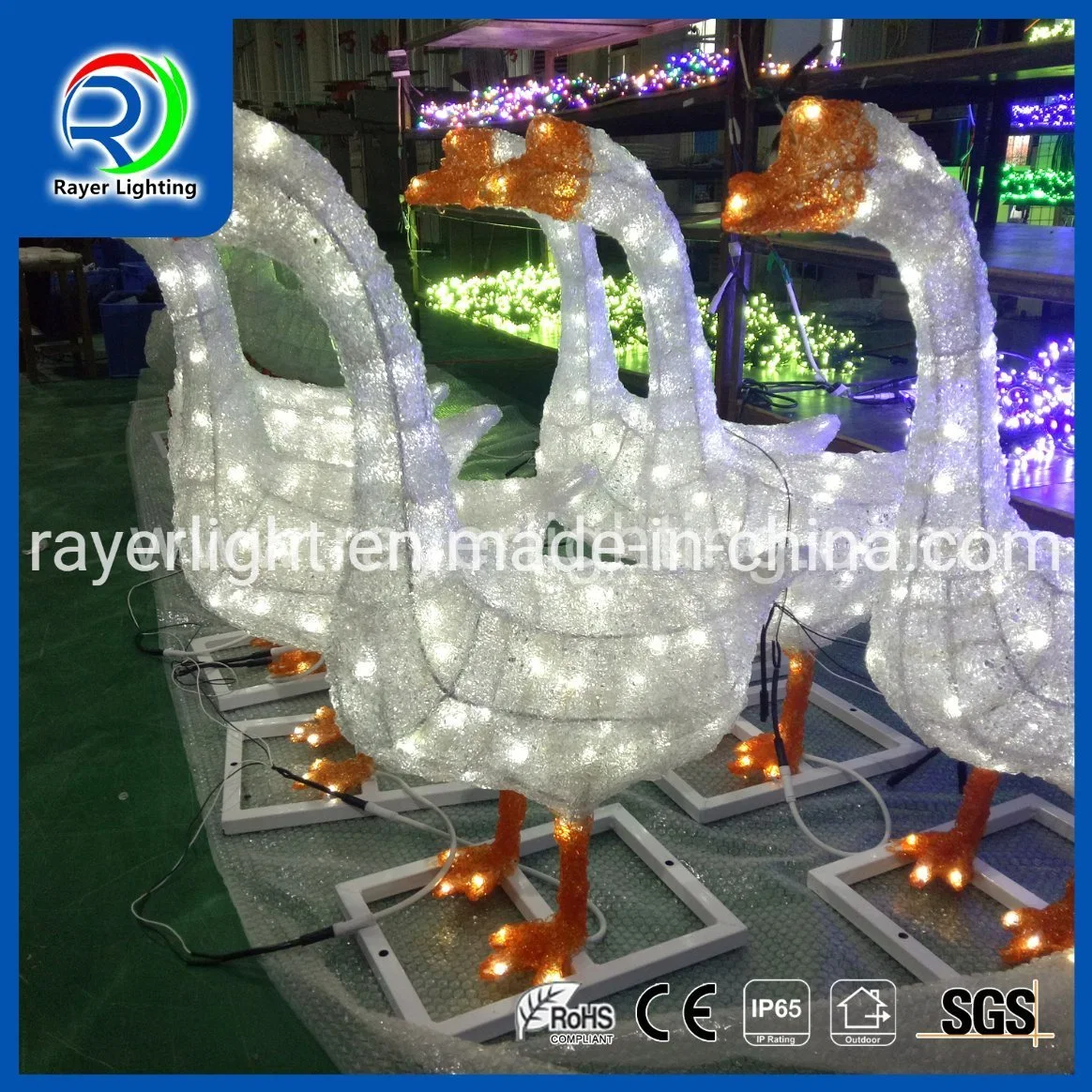 LED Customized Motif Decorative Lights LED Duck Lights LED Garden Decoration
