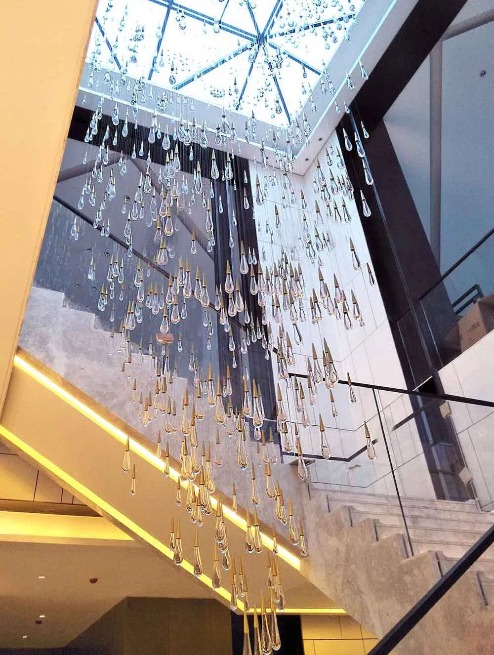 Glass Chandelier Detail 3