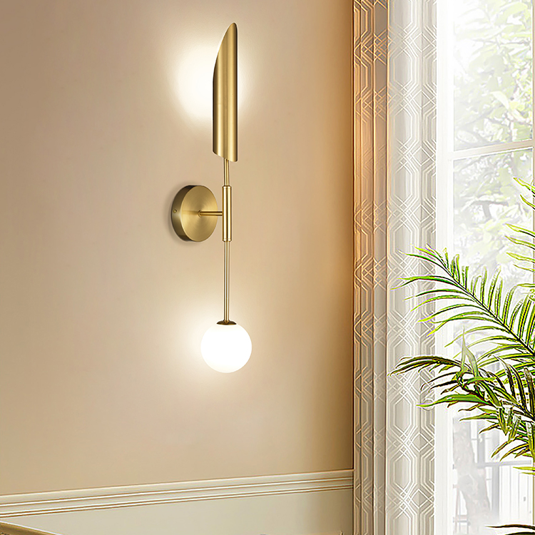 Modern Hotel Room Decoration Lighting Luxury Iron Indoor LED Wall Lamp