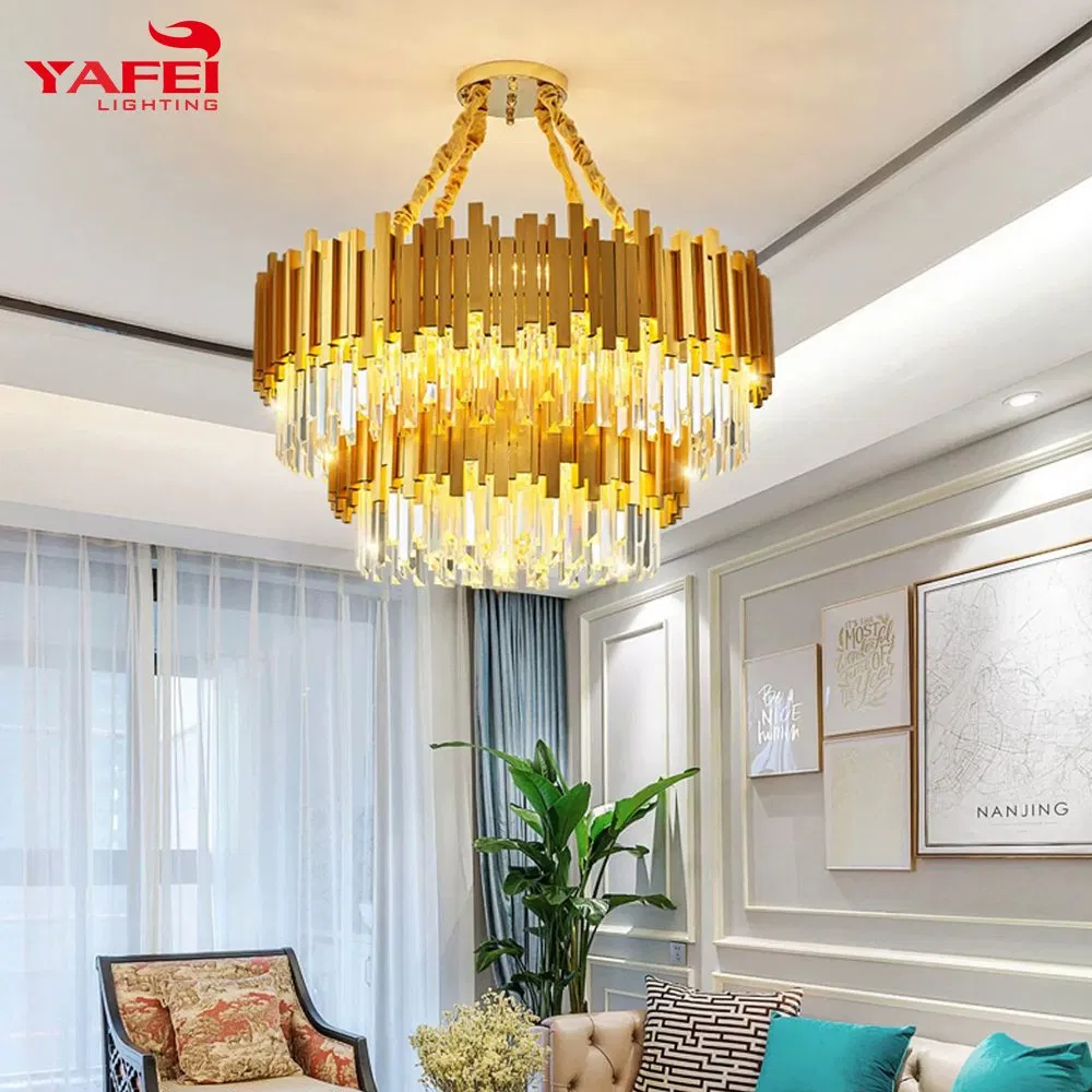 Hotel Hanging Ceiling Pendant Light Home Decor Interior Lighting Decoration Crystal Chandelier OEM/ODM