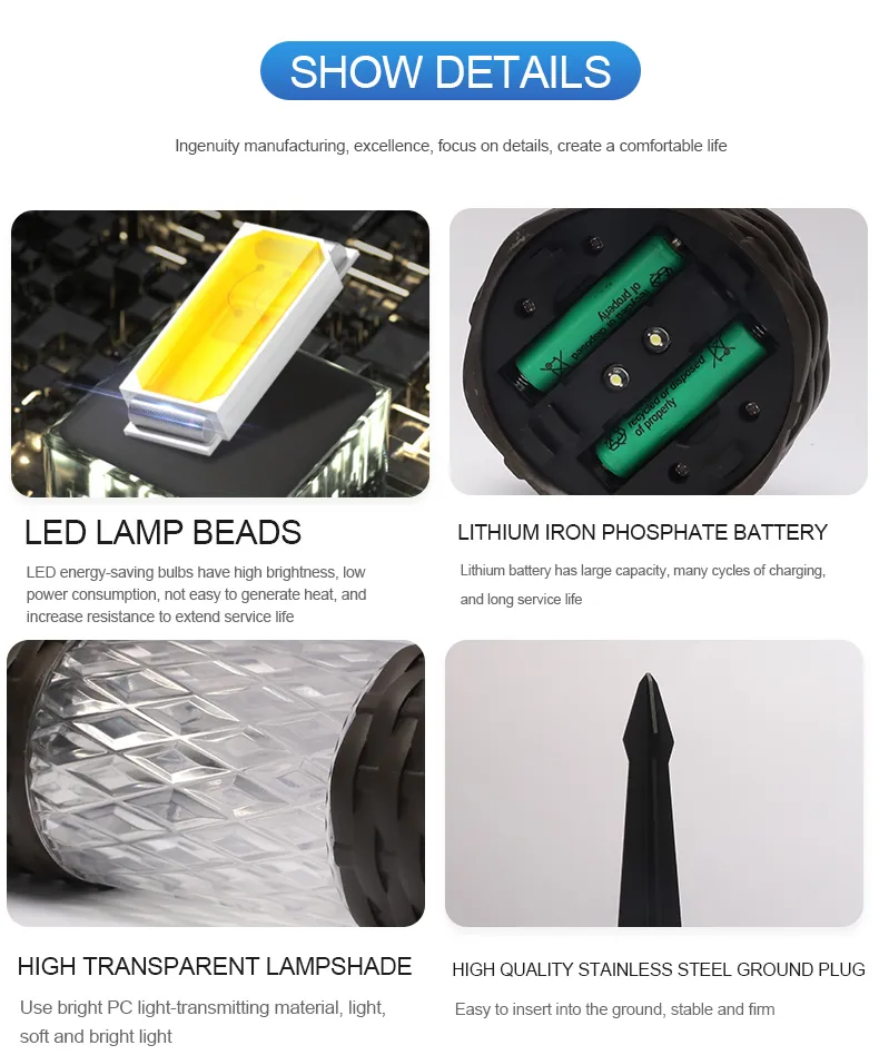 Rattan Solar Garden Lamp 8