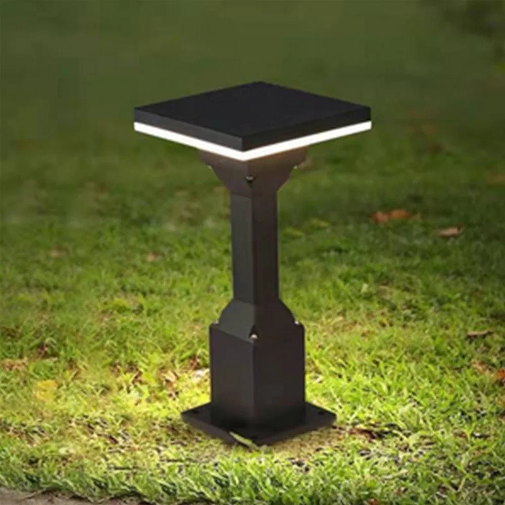 Stylish LED Lawn Light with Solar Power for Garden Decoration