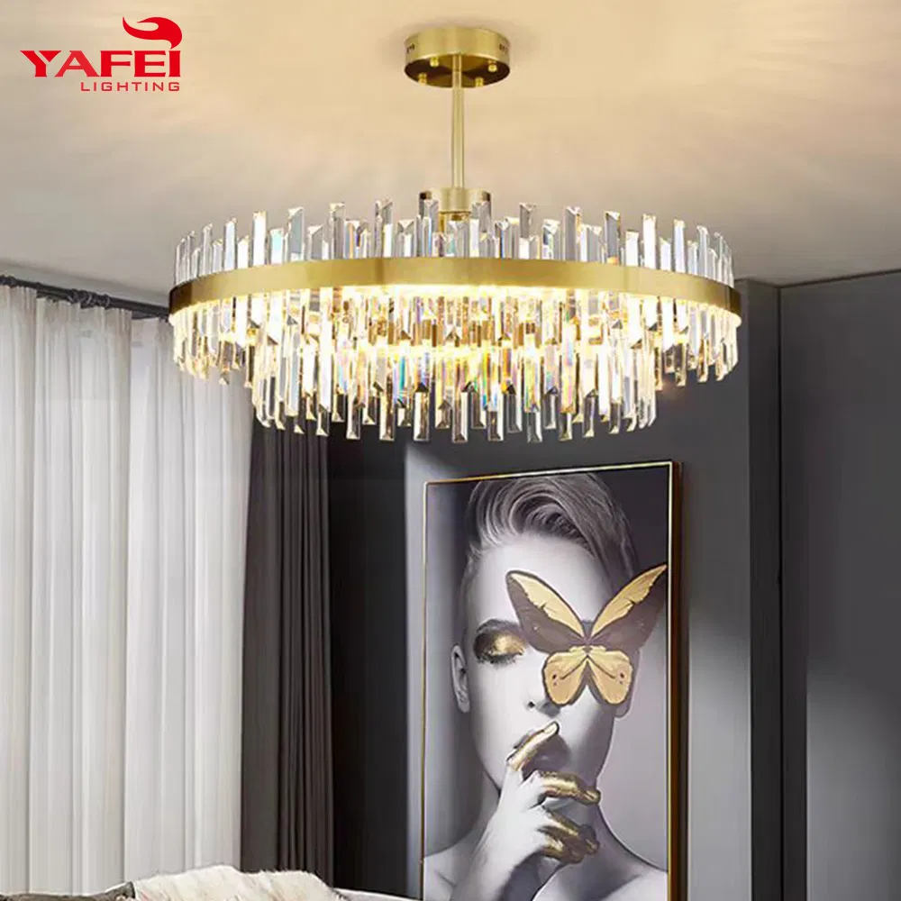 Hotel Hanging Ceiling Pendant Light Home Decor Interior Lighting Decoration Crystal Chandelier OEM/ODM
