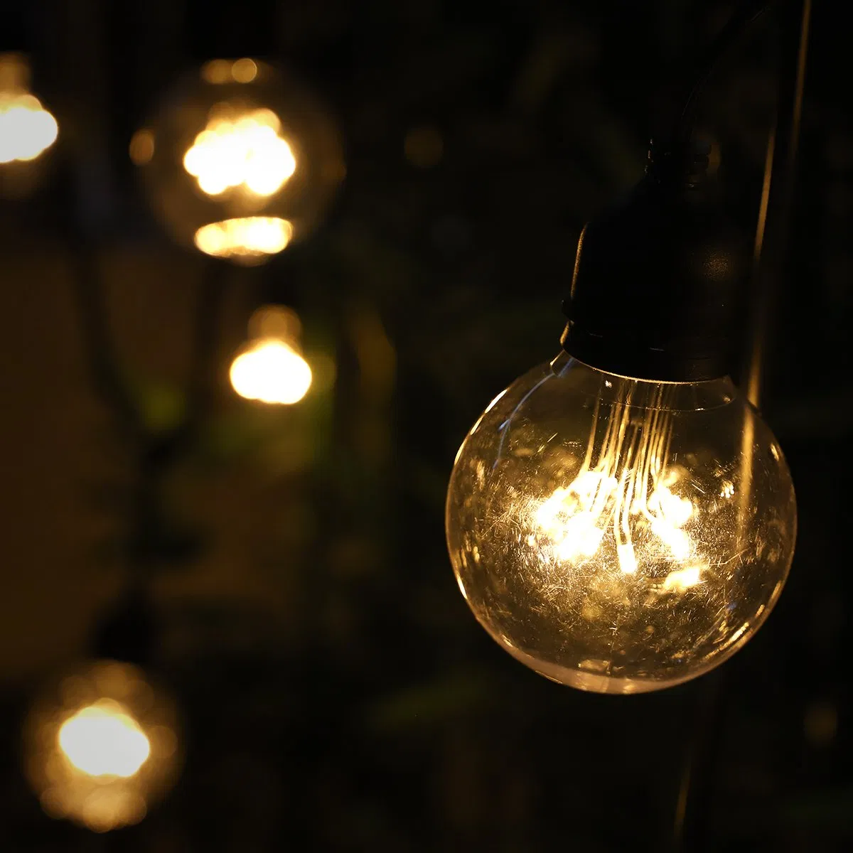 LED Colorful Light String Warm White Christmas Decorative G125 LED String Light