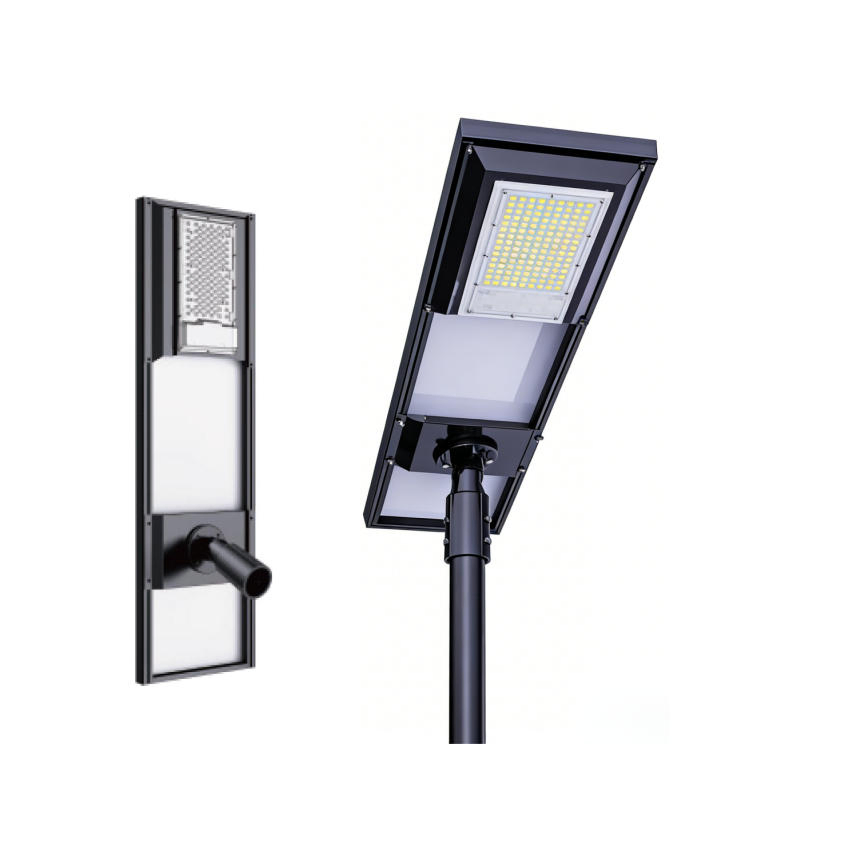 60W High Output Commercial Solar Street Light All in One Design for Public Infrastructure Projects