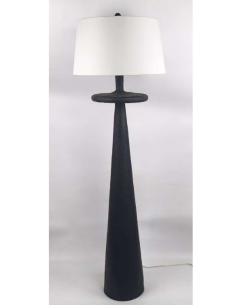 Customized Modern Decorative Brass Home Hotel Bedroom Wood Floor Standing Lamp with Fabric Shade Floor Lamp