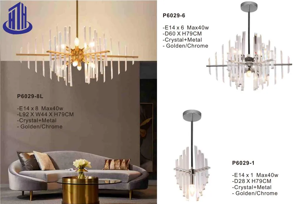 Crystal Chandelier View 1